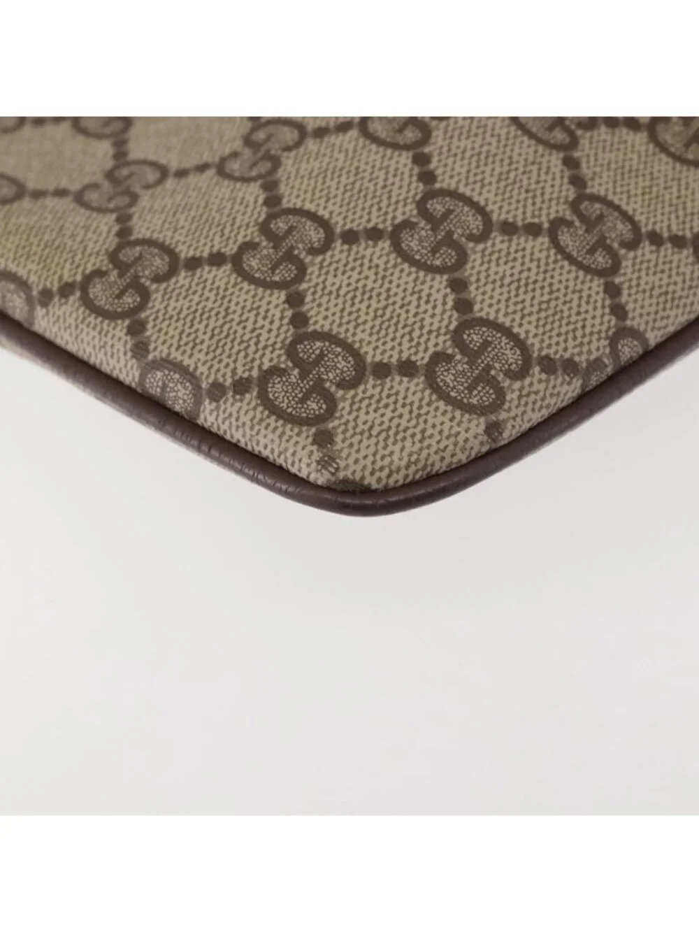 Authentic GUCCI GG Supreme Web Sherry Line Shoulder Bag PVC Beige 904 02 047 - Picture 2 of 16